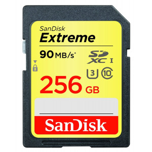 SanDisk Extreme 256GB SDXC bis zu 90 MB/Sek, Class 10, U3 Speicherkarte-22